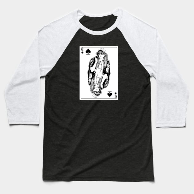 Charlie Cale Poker Face Card Baseball T-Shirt by MurderSheWatched